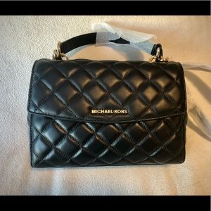 Michael Kors Ava Quilted Crossbody Satchel NWT
